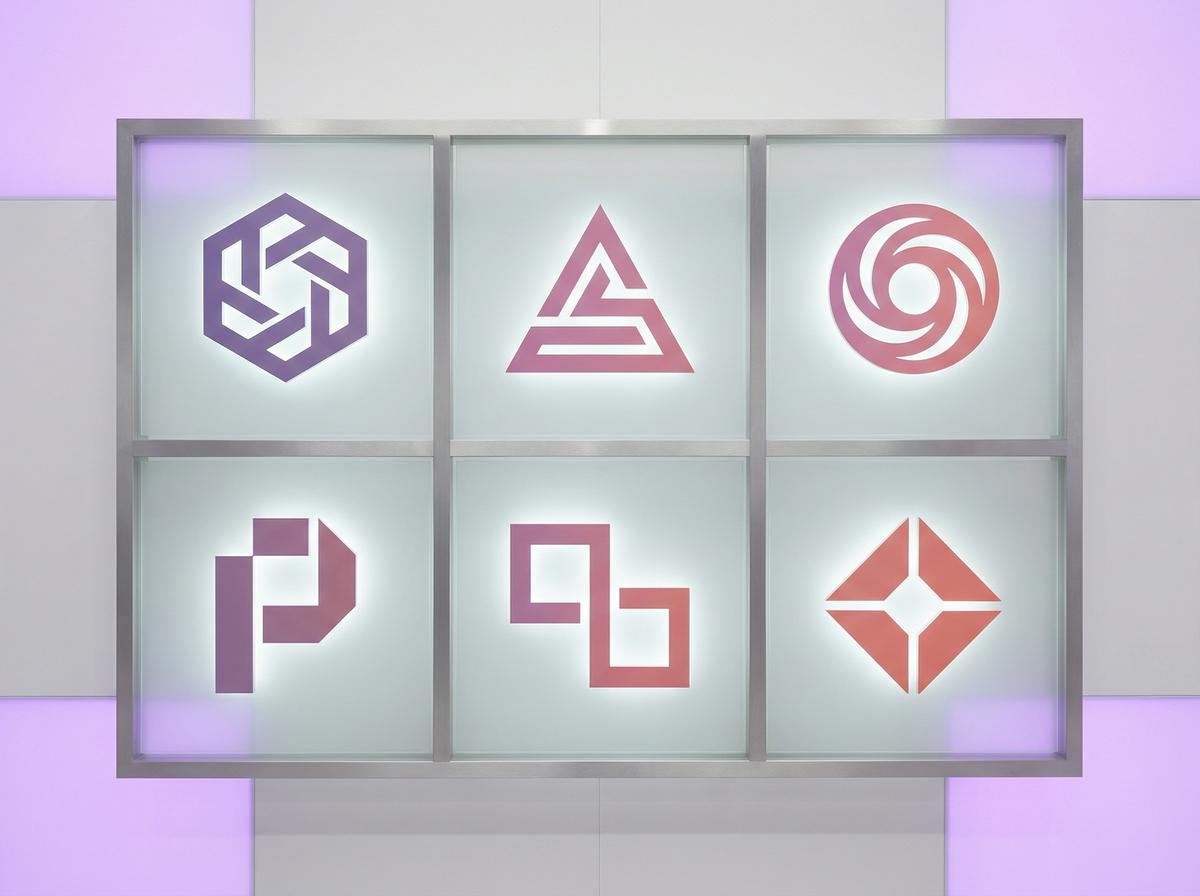 17c合作影视品牌Logo墙